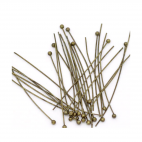 ZAL-32459 Vinutės, send., žalvario sp., su burbuliuku, 30x0.7mm, už 30vnt.
