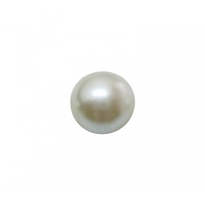 KABAS-19001 Kabošonas akrilinis, perlo imitacija, 16mmx6mm