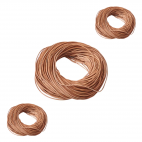 V-OD-N696 Nat., odos virvutė,1.5mm, 5 metrai, Šv., RUDA sp., matinė.