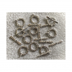 7-7930  Metalinis užsegimas, apie 20x30mm, 1 vnt.