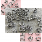 7-78361 Metalinis karoliukas-žiedelis, 12x4.5mm, 1vnt.