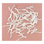 P-AK6630  Pakabukas, perliuko balto sp., 5cmx3.4cm, "Šakelė", 1 vnt.