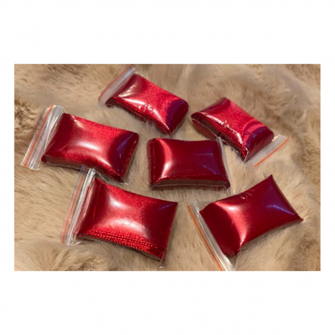 SAT-K-234  Satino kaspinas, 25mm, RAUDONAS, 3 metrai.