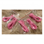 G-08-020 Gumytė , 0.8mm, 2.30 metro, ROŽINĖ.