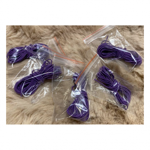 G-08-021 Gumytė , 0.8mm, 2.30 metro, VIOLETINĖ.