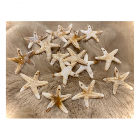 AKR-P-5221  Akrilinis pakabukos, "Jūros žvaigždė", 30mm, 1 vnt.