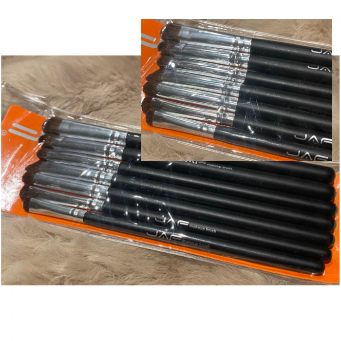 SP-M-9 Kosmetiniai šepetėliai, nuotraukoje, 7vnt., vienas įpakavimas.