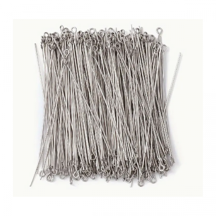 7-NP32077  Vinutės nerūdyjančio plieno, 7cmx0.7mm, 20 vnt.