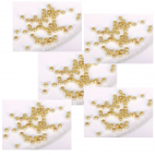 AUK-14K-1441  Karoliukai, 2mm, 14K paauksuotas žalvaris, 100 vnt.