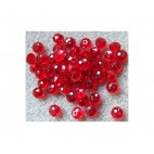 KR-RD45 Karoliukas kristalo, raudonas, 6.5x4.5mm
