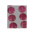 KAB-RDH255 Rodochrozito kabošonas, 25x25x5mm