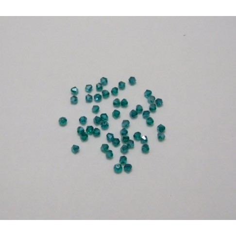 KR-4785 kristalas 4mm, emerald AB žalios sp.