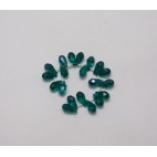 KR-6391 Kristalas lašelio formos 15x7, amerald žalia sp.
