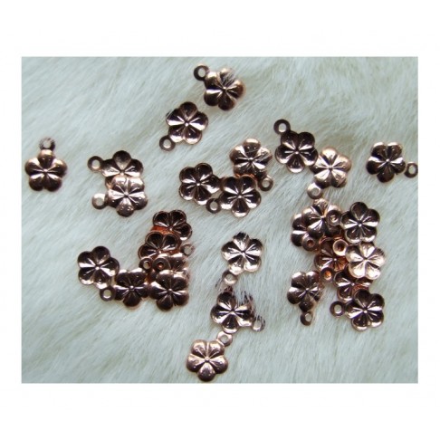 ROZ-10024 Pakabukas "Gelytė", 10x7mm., rožinio aukso sp.