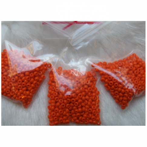 BIS-0544 Preciosia biseris, 3.1mm, apie 10 gr. ORANZINIS