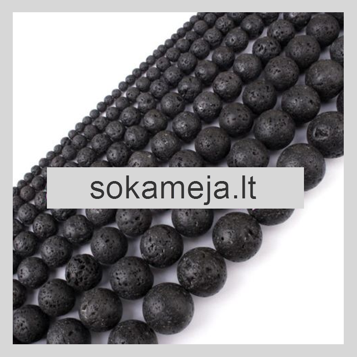 AK-46101  Lavos karoliukų gija, 39 vnt., 10mm