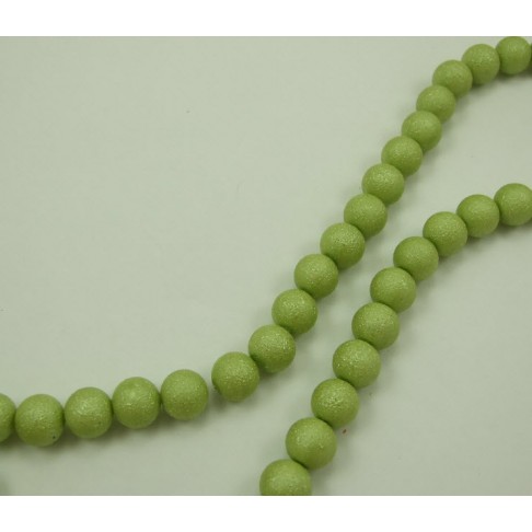 PER-124147 Stik. dekoruotas perlas, 12mm, salotinės sp. 