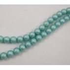 PER-124146 Stik. dekoruotas perlas, 12mm, akvamarino sp. 