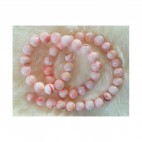 AK-KRS787 Kriauklės karoliukų gija, 8mm, RAUSVA