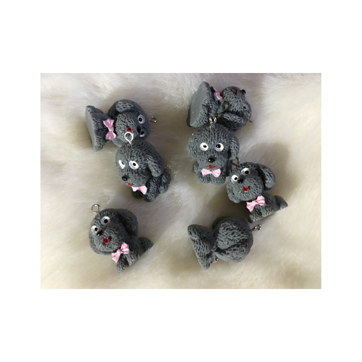 PK-3D112 Pakabukas, "Šuniukas", 3D, PILKAS