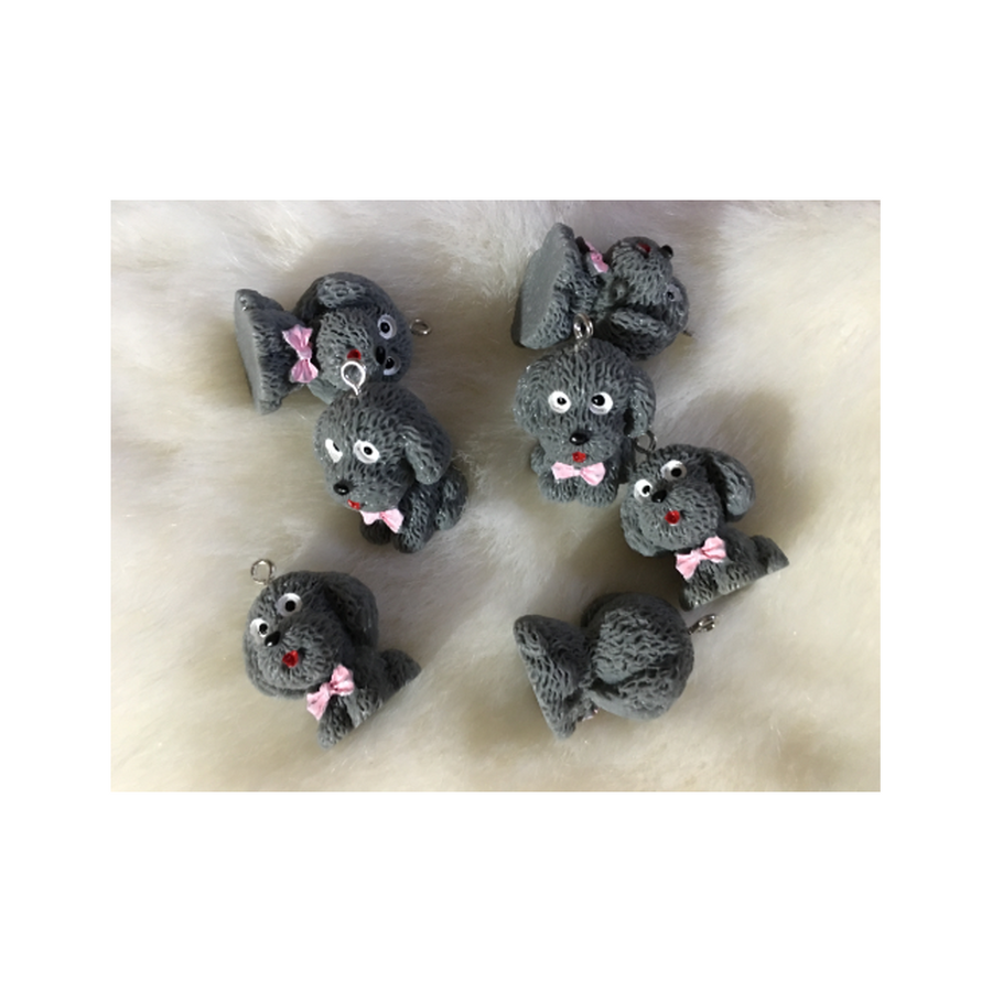 PK-3D112 Pakabukas, "Šuniukas", 3D, PILKAS