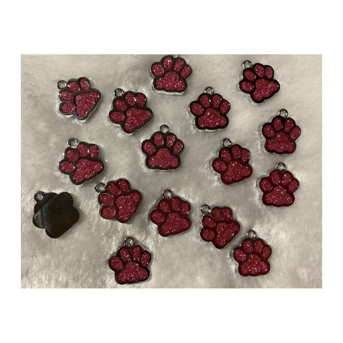 7-PK5552  Pakabukas, emaliuotas, "Letena", apie 15mm, 1vnt.,RAUSVA
