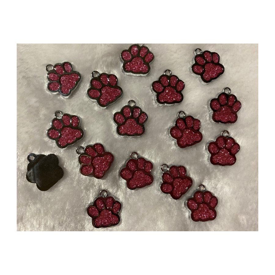 7-PK5552  Pakabukas, emaliuotas, "Letena", apie 15mm, 1vnt.,RAUSVA