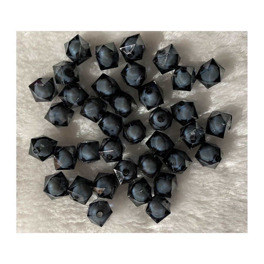 AKR-12A806  Akrilinis karoliukas, 12mm, 1vnt., TAMSUS