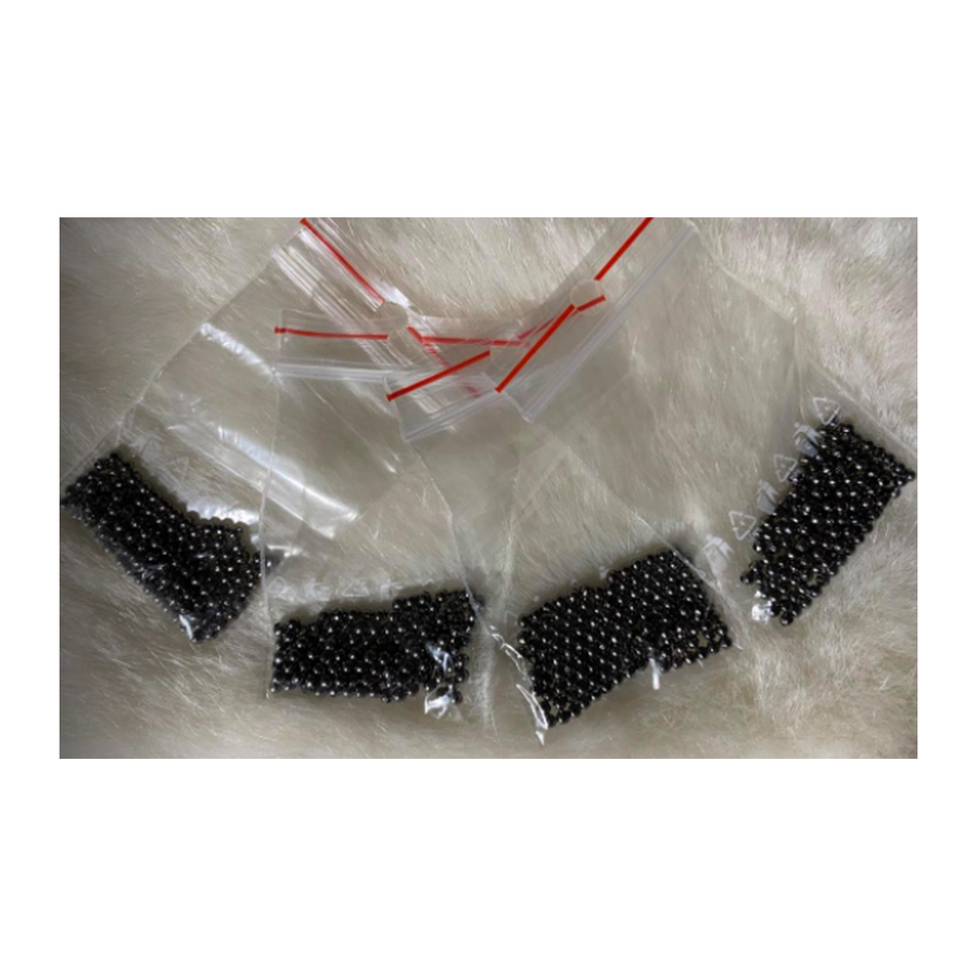 JUOD-52211  Juodinti karoliukai, apie 2mm, už  4gr.