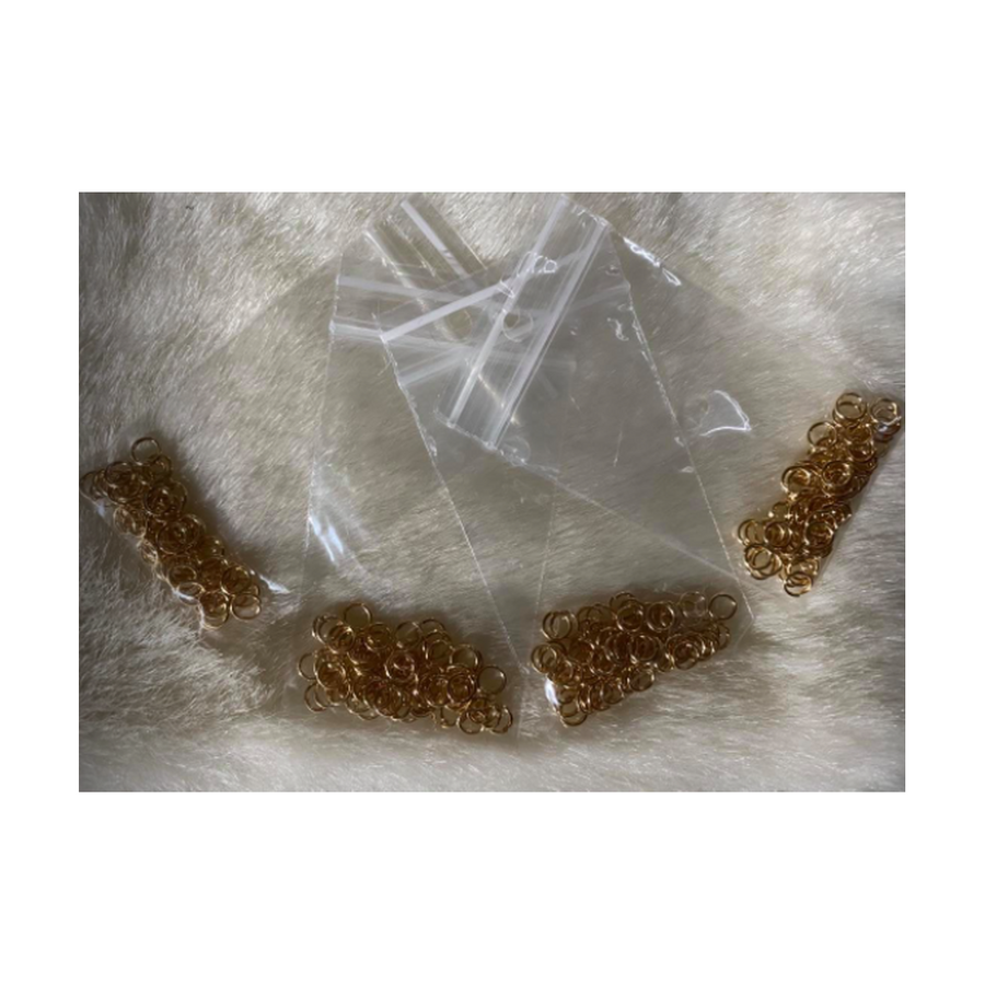AUK-KC5009  Žiedeliai , 5x0.6mm, 3gr., KC aukso sp.