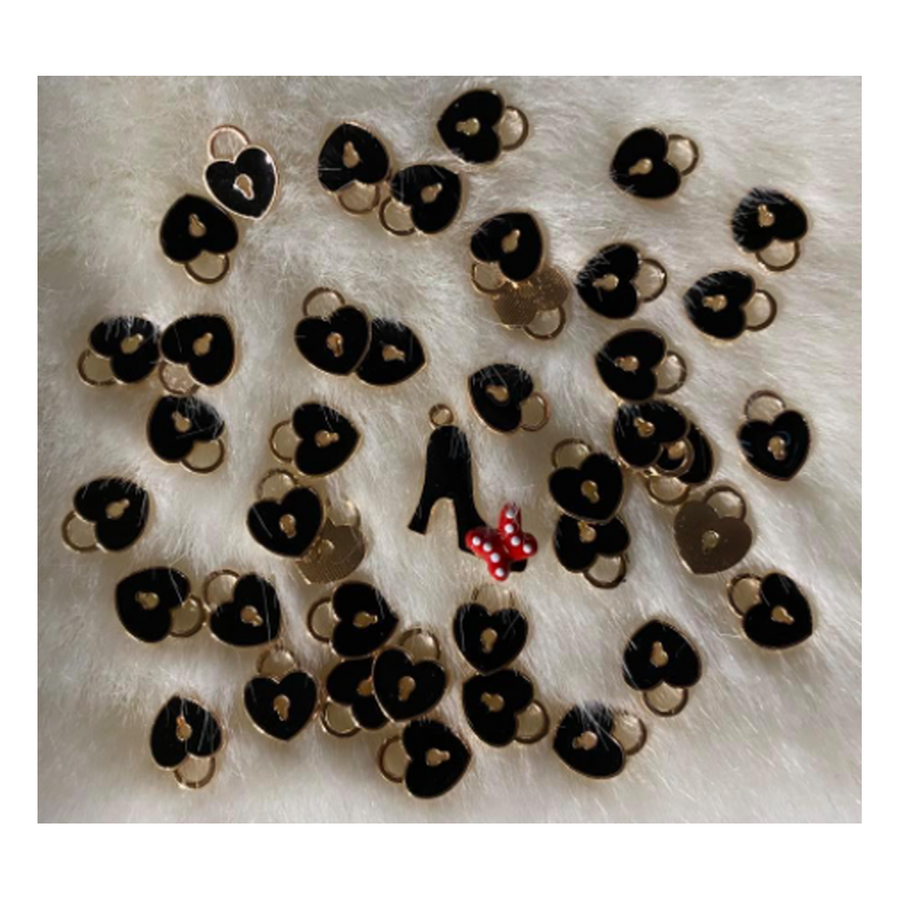 AUK-EM113  Emaliuotas pakabukas, "Spynelė", 10x12mm, 1vnt.