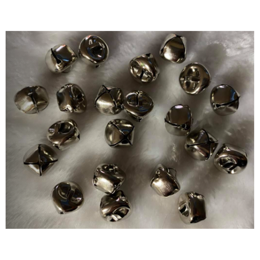 SKS-00016  Pakabukas "Skambaliukas 15mm, 1 vnt. Metalo spalvos.