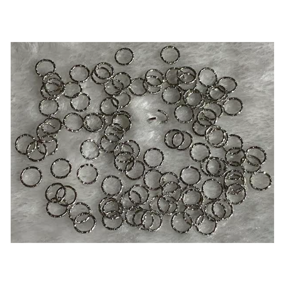 7-Z-10   Žiedelis, 10mmx1mm, 1vnt., tamsesnio sidabro sp.