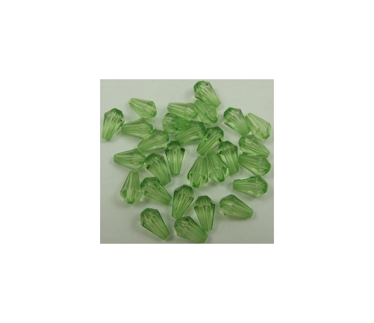 AKRI-3 Akrilinis lašelis 10x6mm, žalias