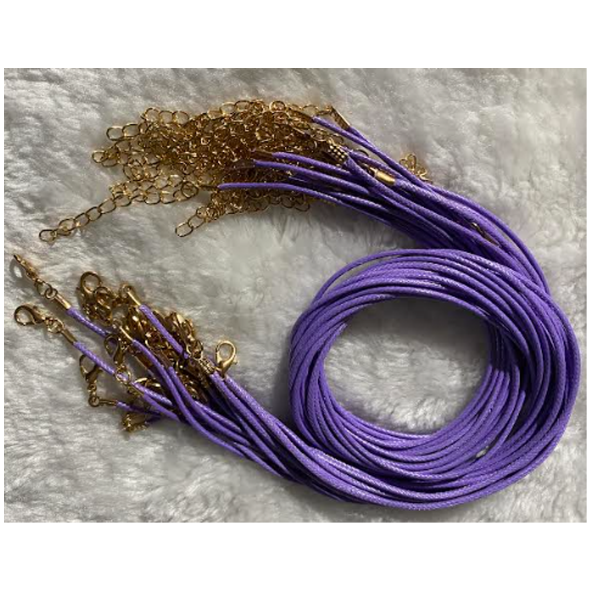 V-UZ-804  Virvutė su užsegimu, 44cmx2mm, ALYVINĖ