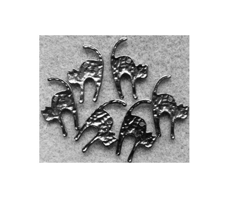 JUOD-2127 Pakabukas Katinukas  apie 15x25mm