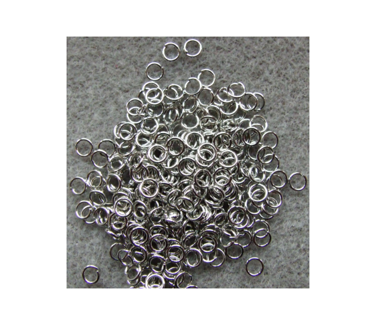 7-ZDM11 Žiedelis, platinos sp., 4x0.6mm