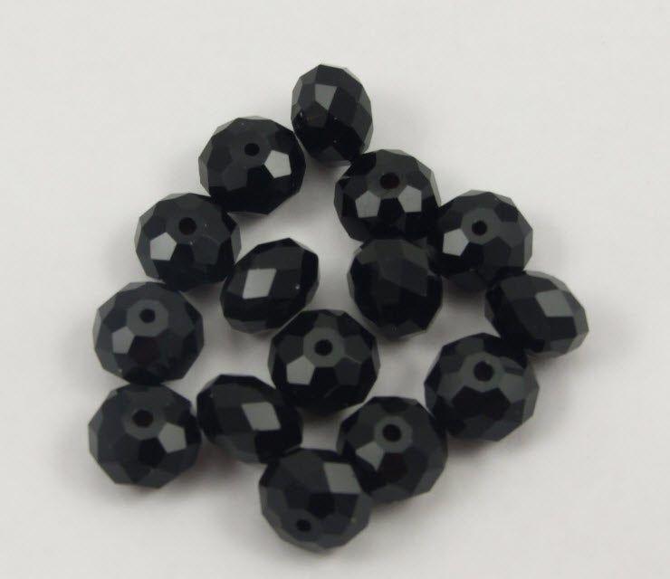 9-07216.1    8x6 mm, juoda, rondelė