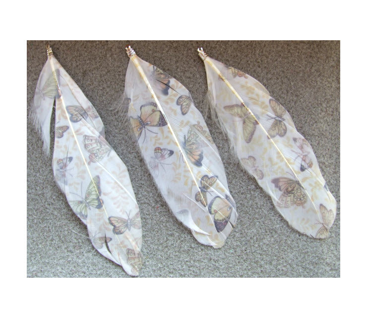 PL-DRE72714 Plunsnu pakabukai su drugeliais, 15-13cm, kaina už 2 vnt