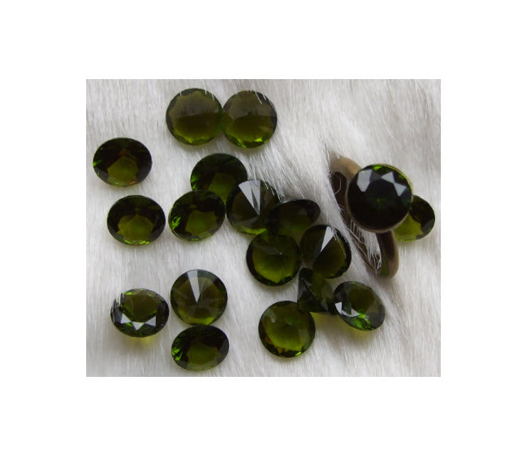 AKK-101M Akrilinė akutė 10x5.2mm, žalia