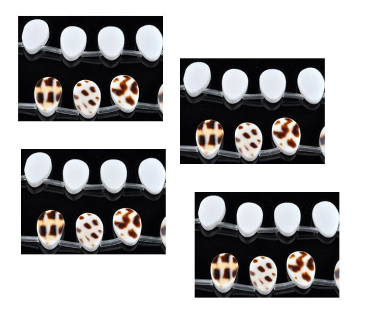 KAR-KRK14 Kriauklės karoliukas, 12x8mm