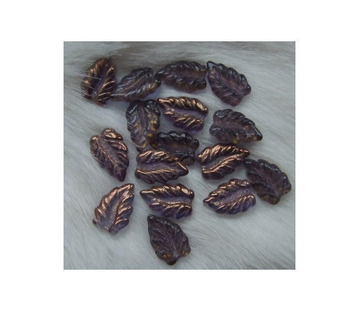 ST-CEK4015 čekiško stiklo pakabukas-karoliukas, 15x10mm, rudas