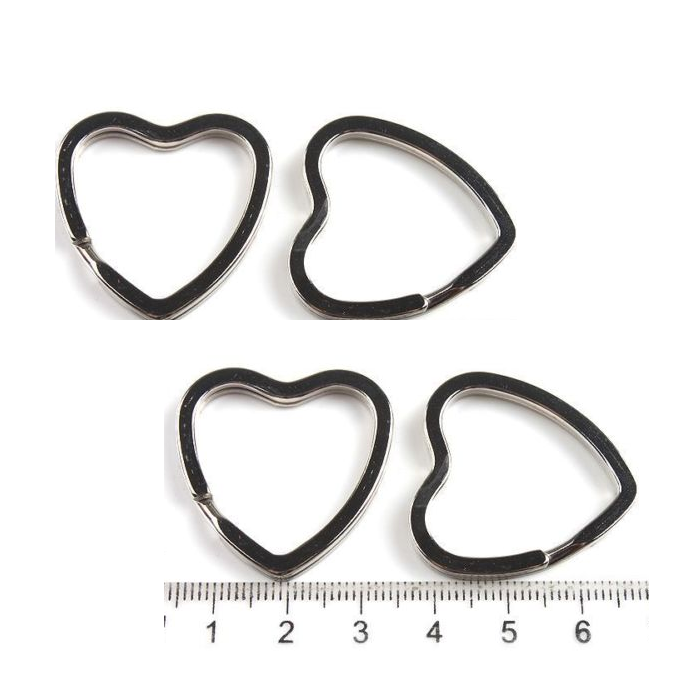 7-KSA74  Ruošinys Širdelė, pakabukams 30mm