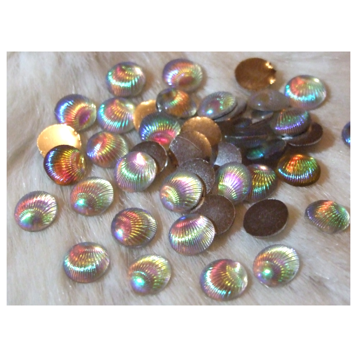 AK-KK1205 Akrilinis kabošonas, apie 10mm, šviesus  AB