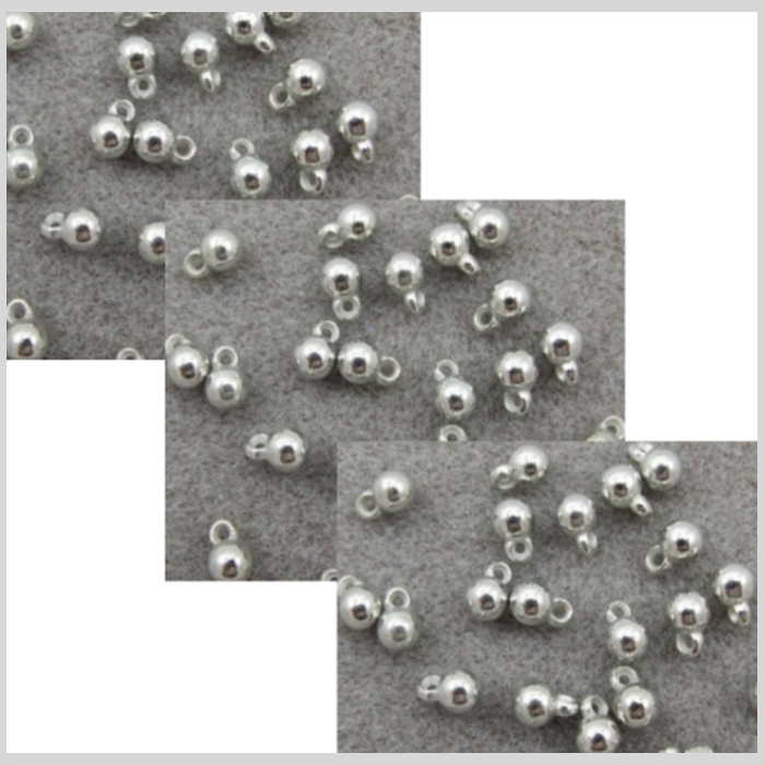 7-16496  Burbuliukas-pakabukas, metalizuotas, 9x6mm, kaina už 10 vnt.