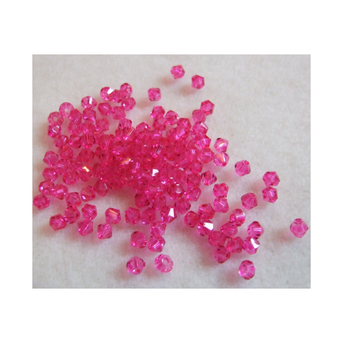 KR-BK2 Kristalo karoliukas, 4mm, AVIETINIS