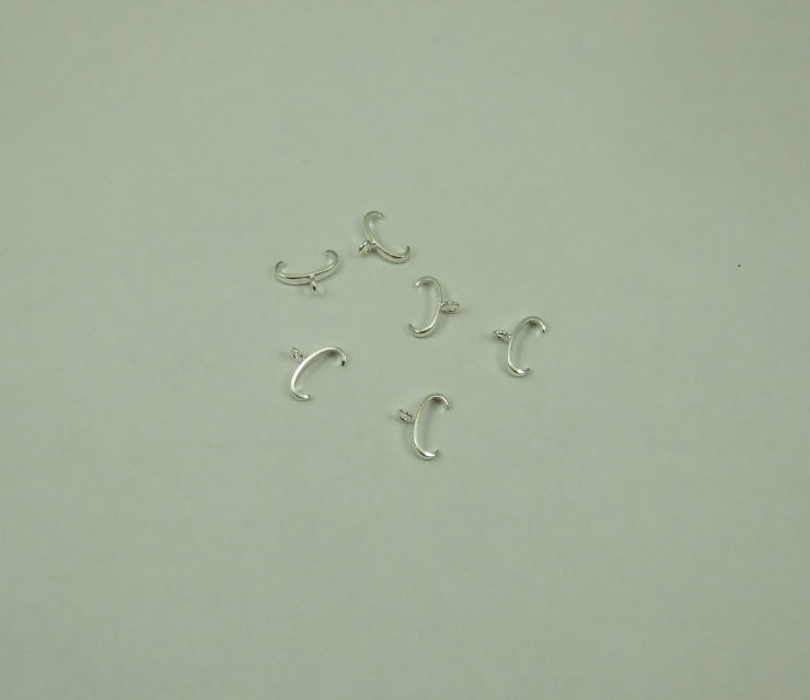 7-39514 Beadalon, laikiklis dengtas sidabru, plotis 10mm