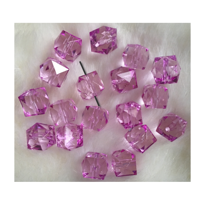 AKR-B16983 Akrilinis karoliukas, 14x12mm., ALYVINIS