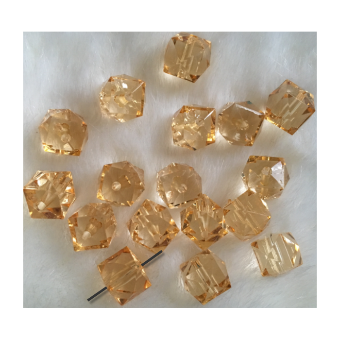 AKR-B16987 Akrilinis karoliukas, 14x12mm., TOPAZO sp.
