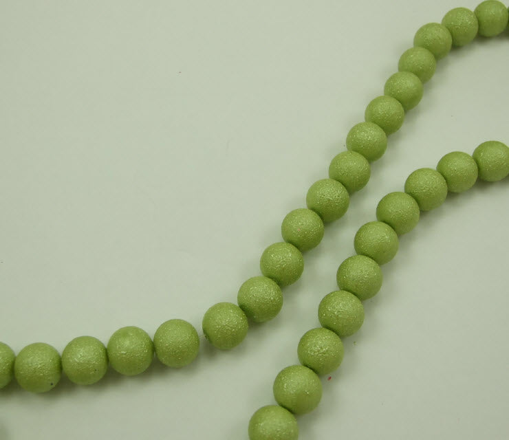PER-124147 Stik. dekoruotas perlas, 12mm, salotinės sp.